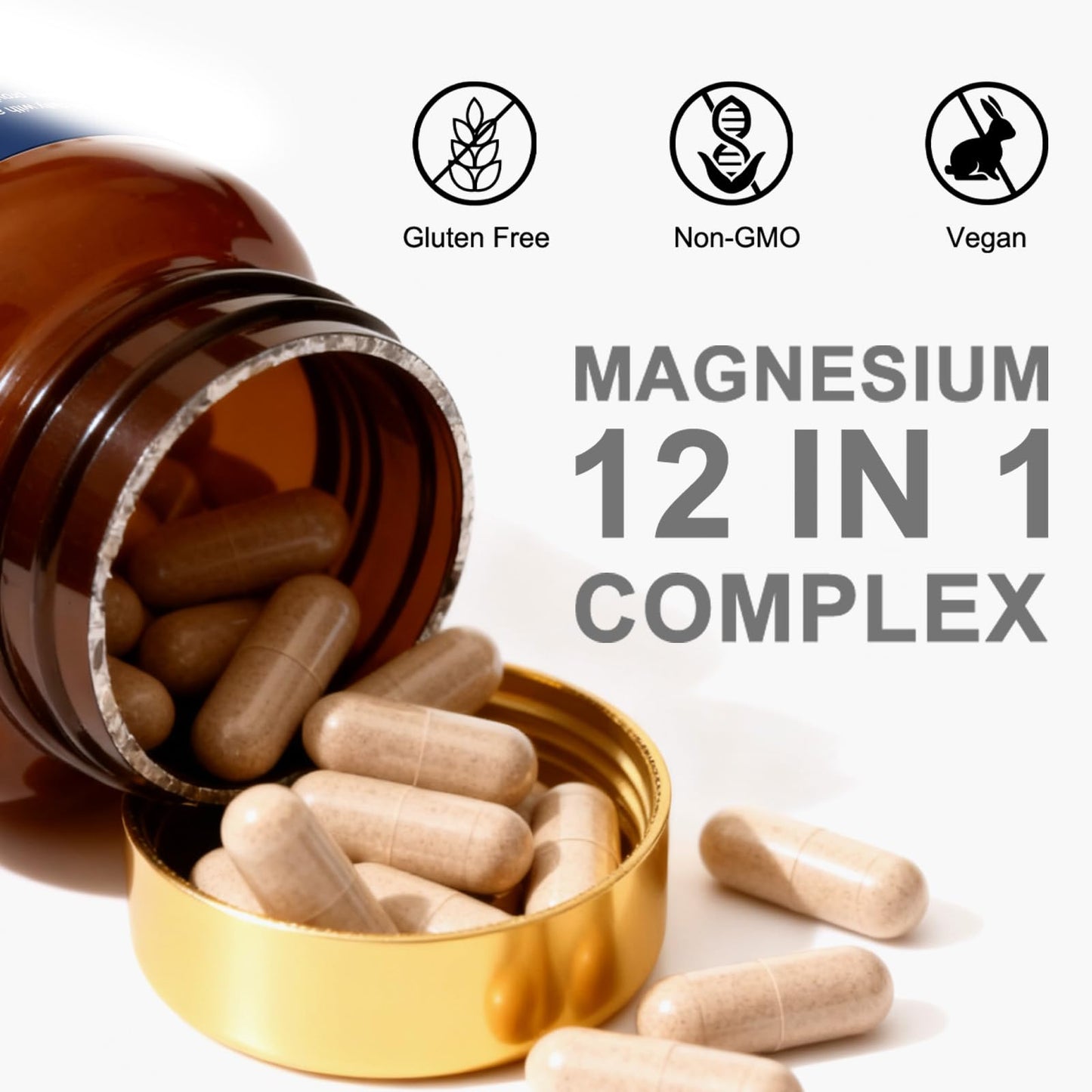 CellJuvMax Magnesium 12-in-1 Complex Capsule 120 Count