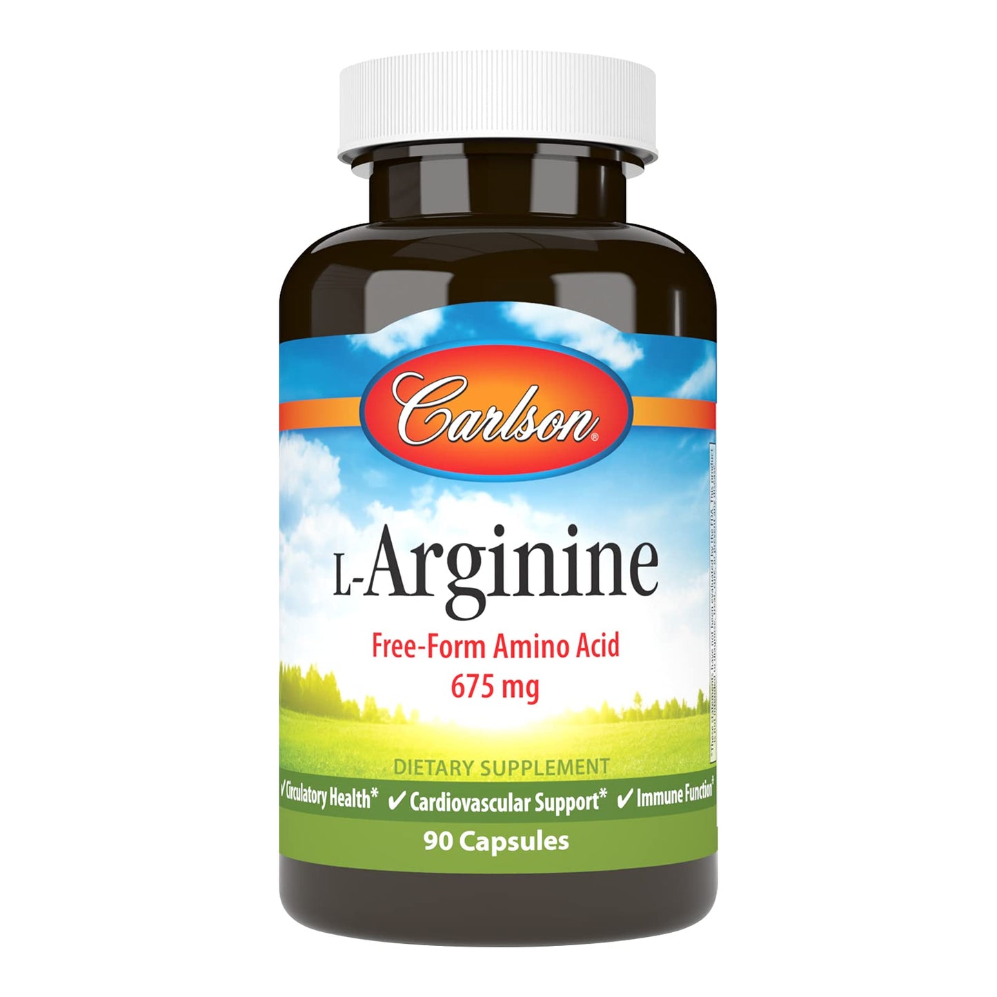 Carlson L-Arginine 675 mg Capsules, 90 Count