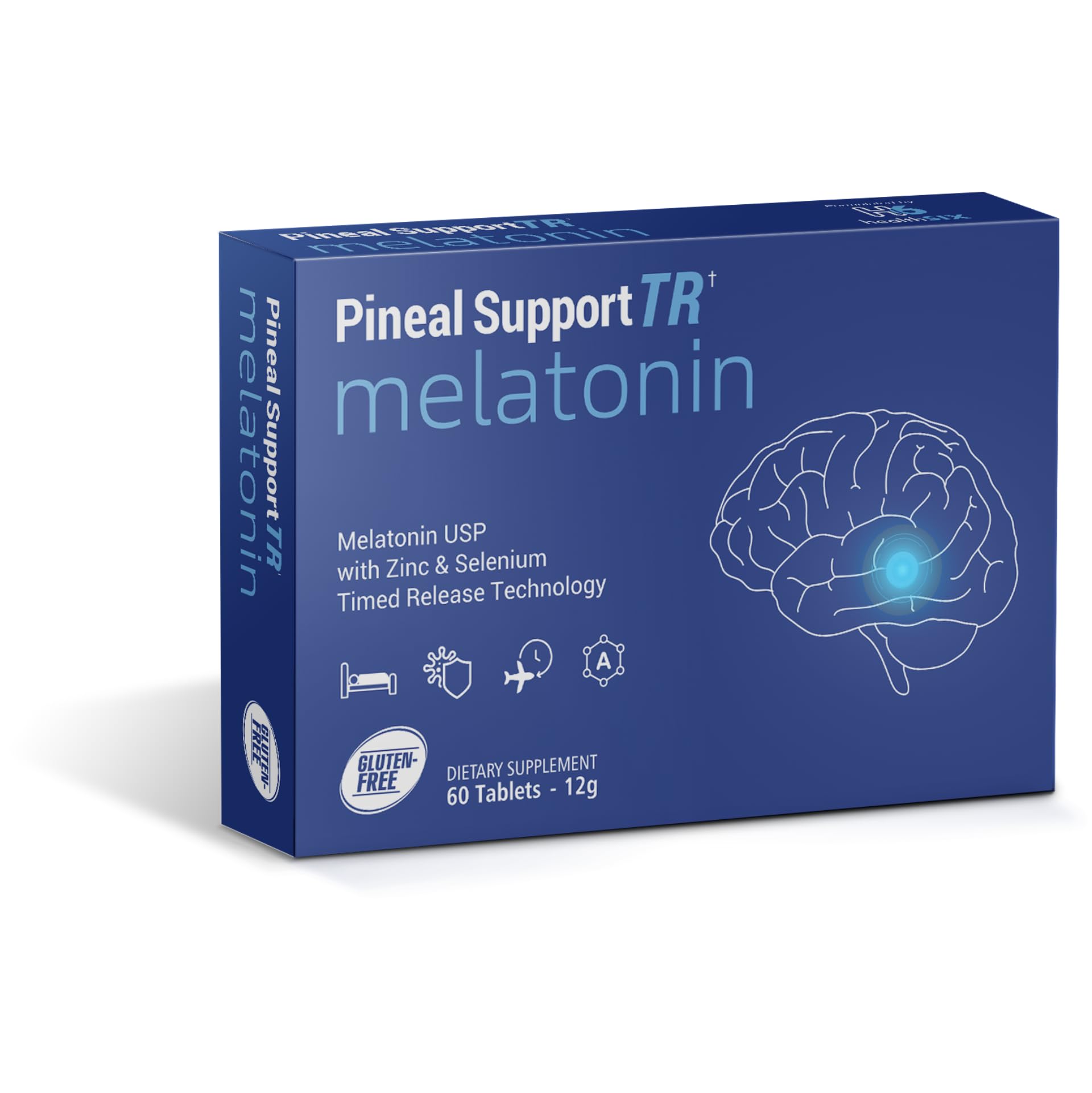 H6 healthSIX Melatonin Time Release Pineal Support Tablets 60