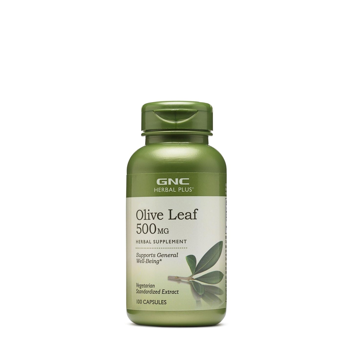 GNC Olive Leaf 500mg Capsule, 100 Count