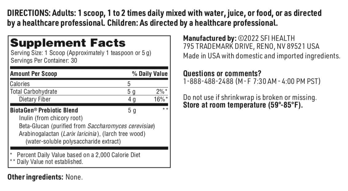 SFI Health Biotagen Powder, 5.3 Ounce