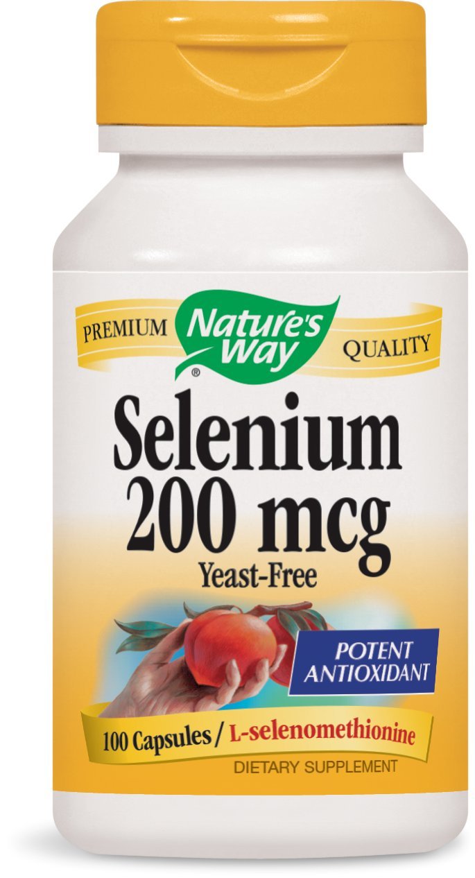 Nature's Way Selenium 200mcg Capsules, 100 Count