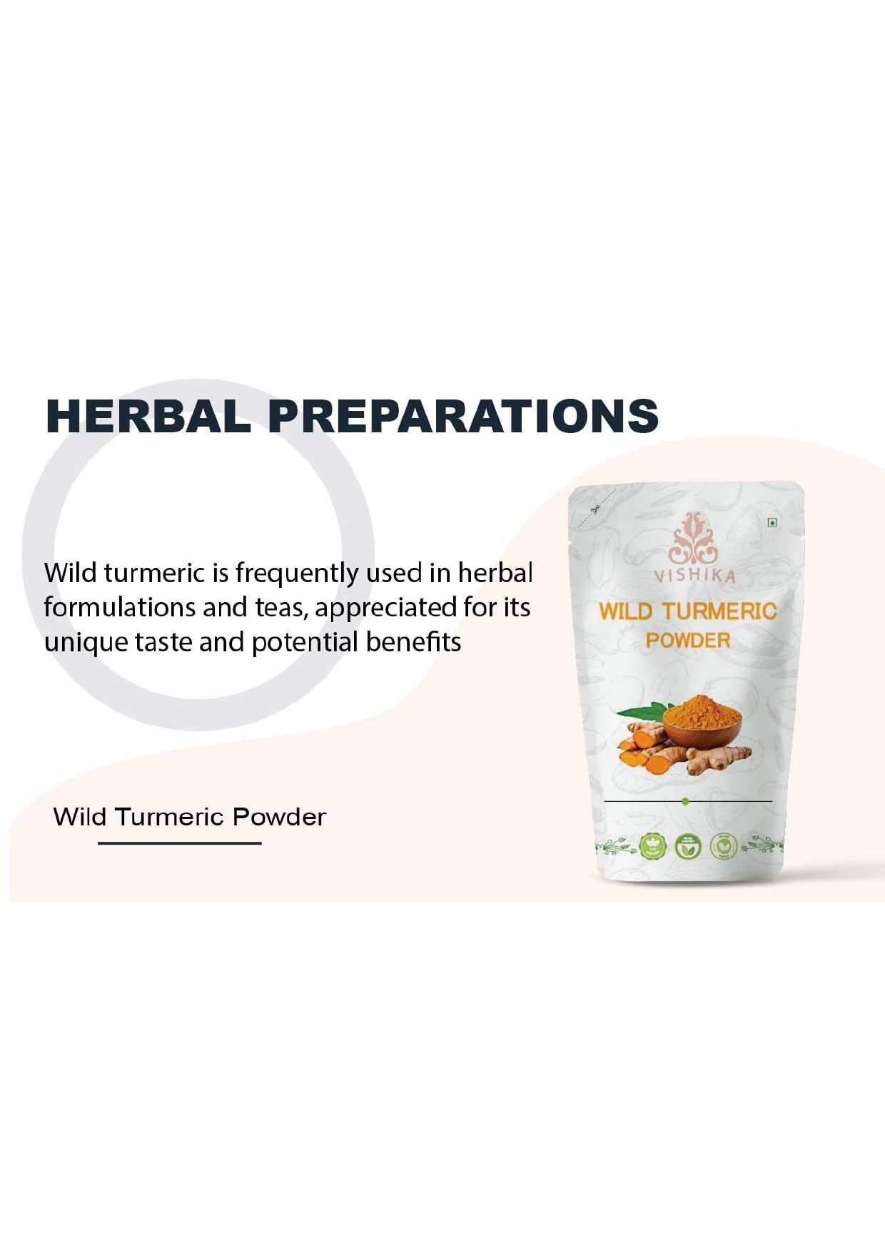 VISHIKA Organic Turmeric Curcumin Powder 3.53 Ounce