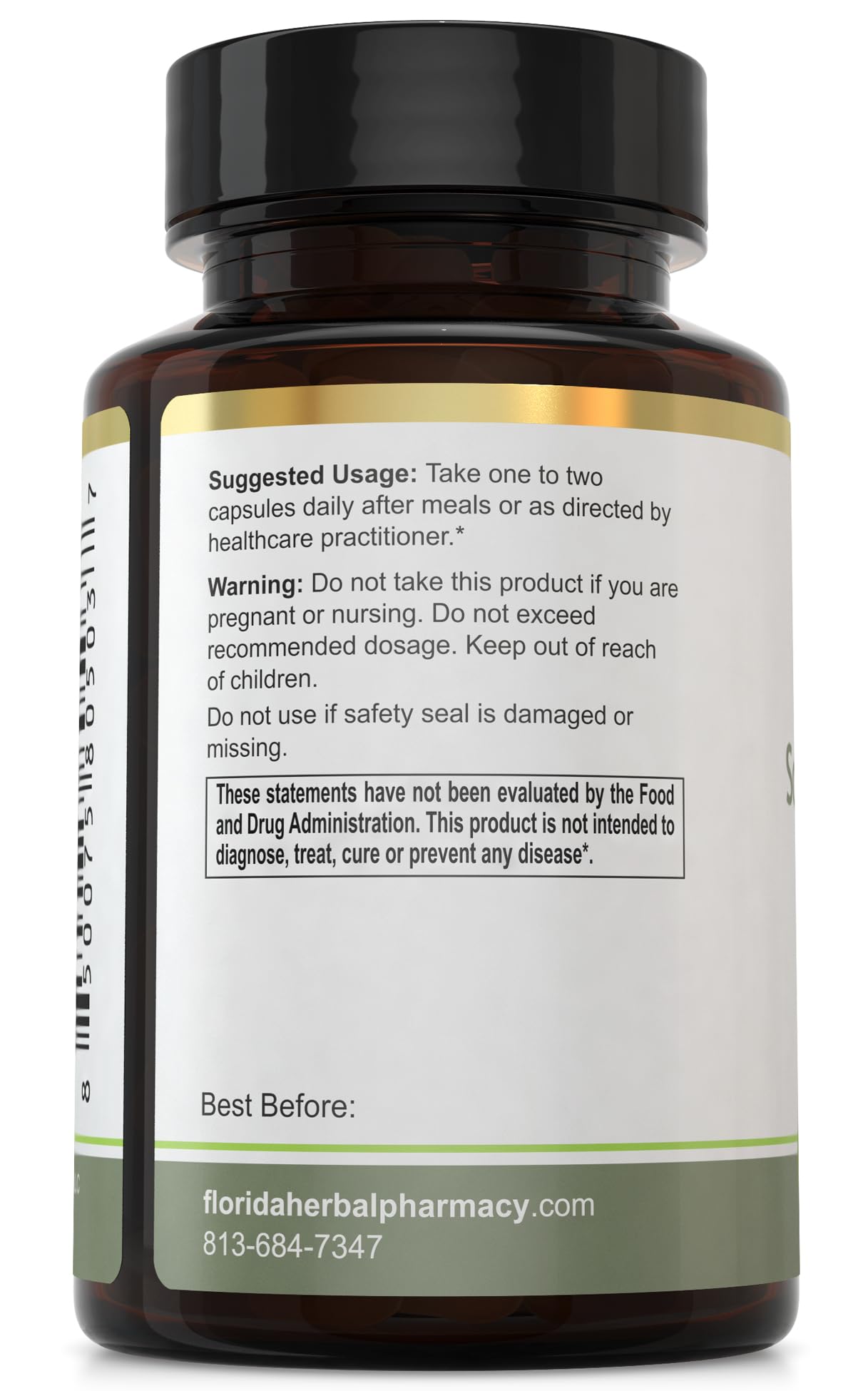 Florida Herbal Pharmacy Solomon's Seal Root Extract Supplement Capsules 120