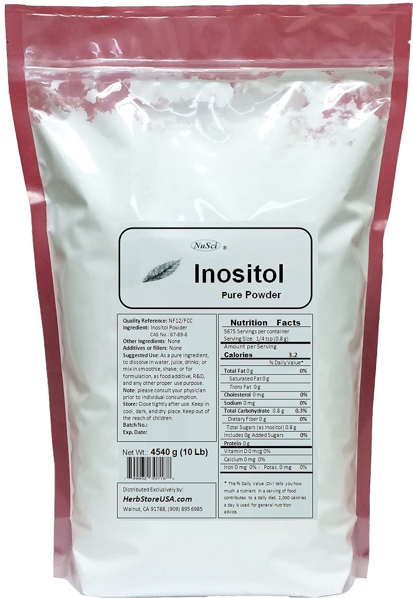 NuSci Inositol Bulk Pure Powder, 35.27 oz