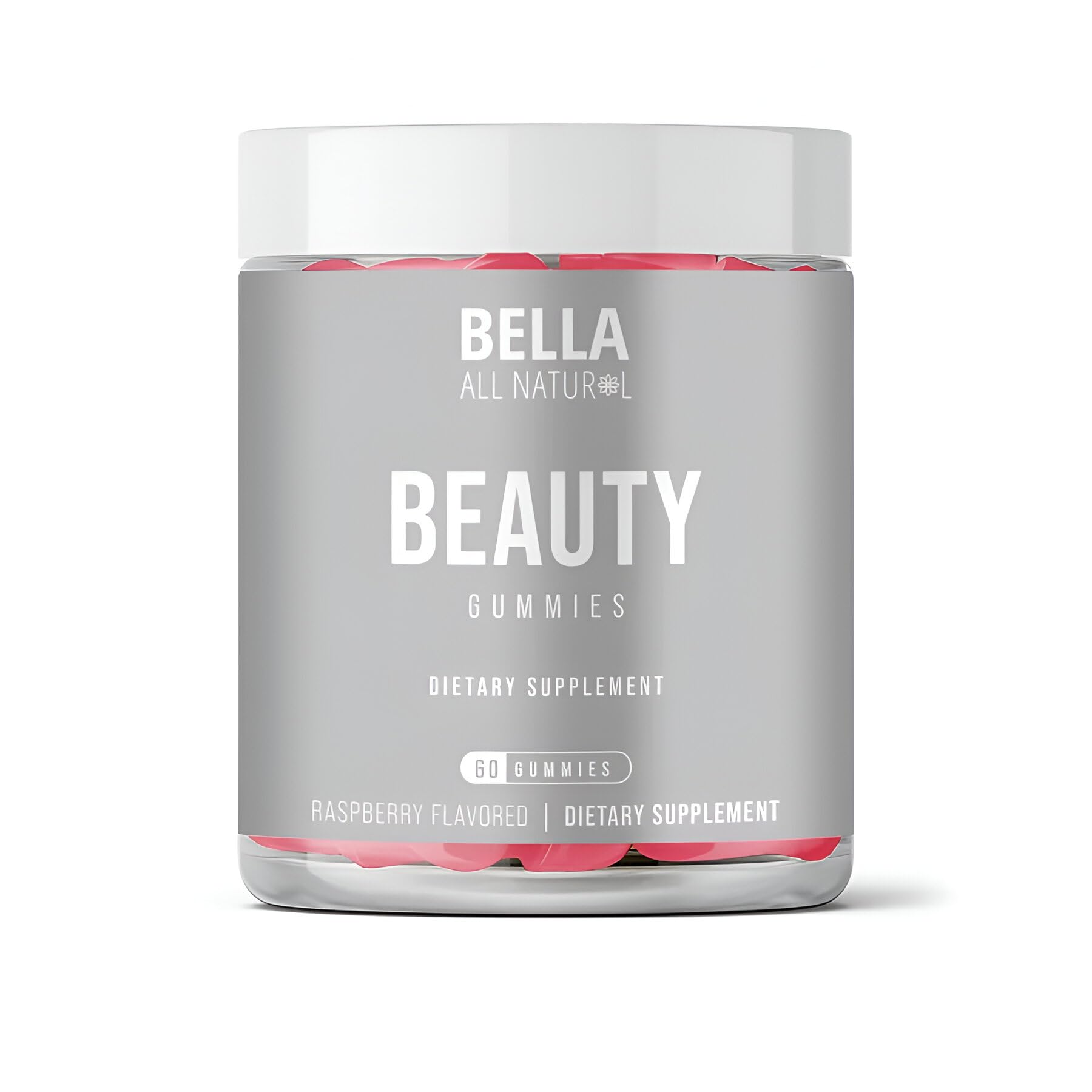 Bella All Natural Beauty Hair Gummies 60 Gummies