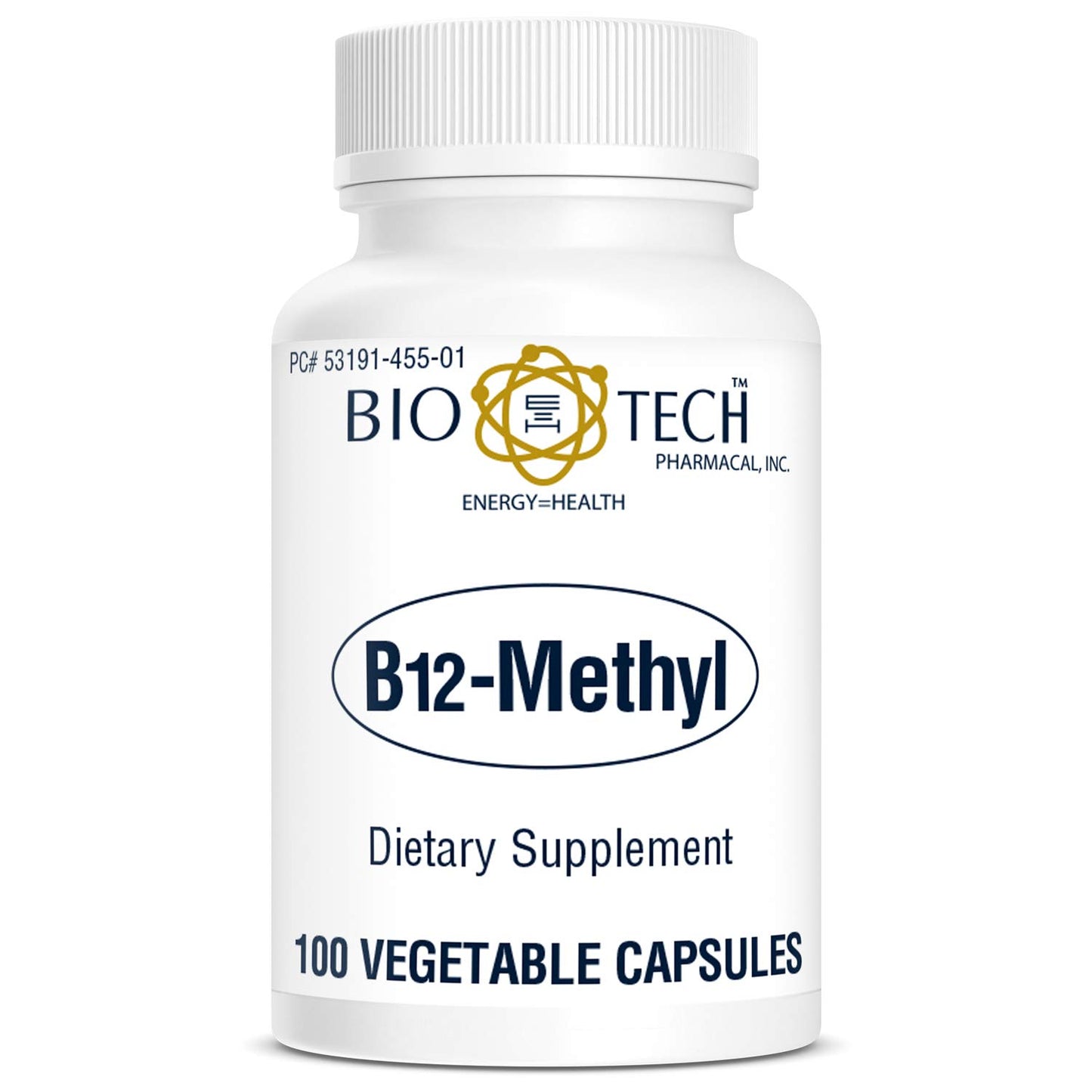 Bio-Tech Pharmacal Vitamin B12 Methylcobalamin Capsules, 100 Count