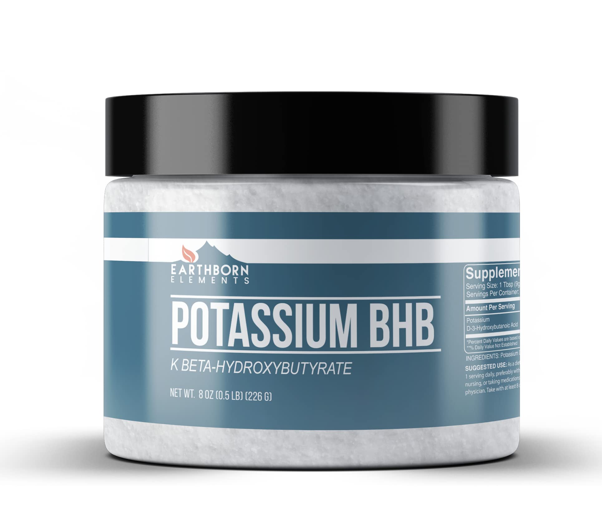 Earthborn Elements Potassium D-Beta-Hydroxybutyrate Powder 8 oz