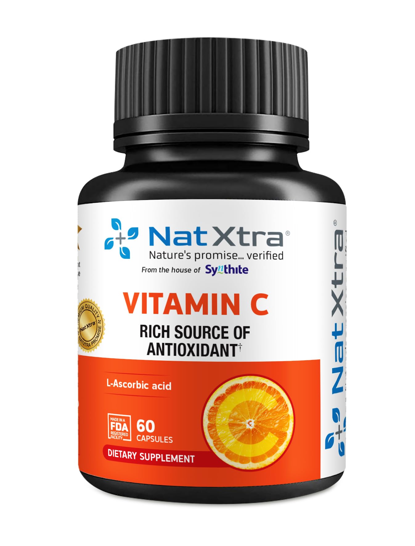 NatXtra Vitamin C Capsules 60 Count