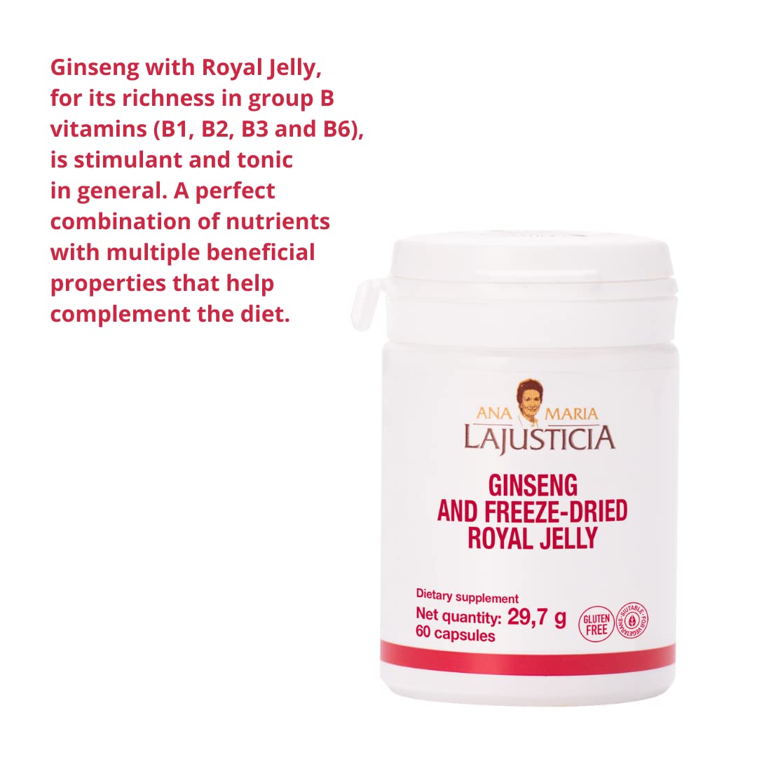 Ana María Lajusticia Ginseng and Freeze-Dried Royal Jelly Tablet, 1 Count
