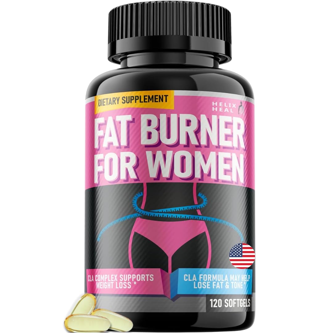 Helix Heal Belly Fat Burner for Women Softgels 120 Count