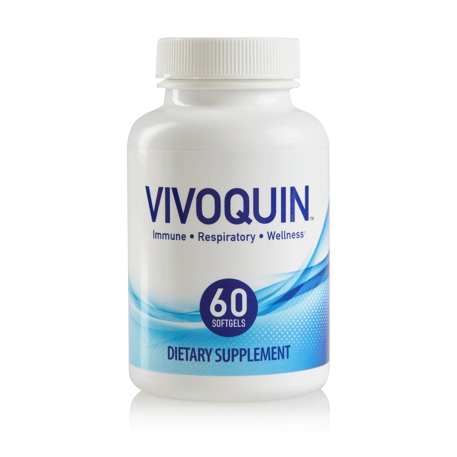 Vivoquin Wellness Support Gel Capsules with Omega-3 Fatty Acids, 60 Count