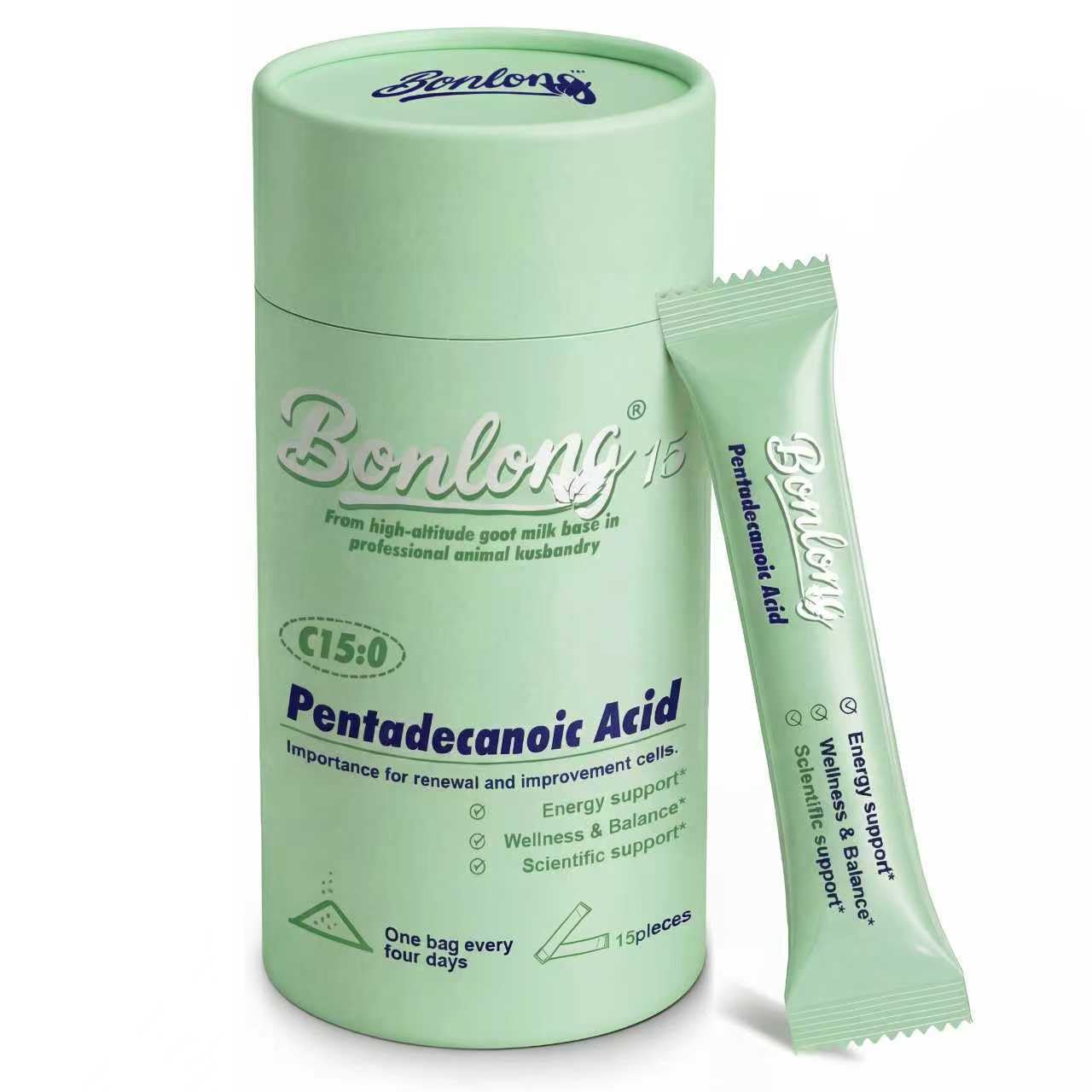 BONLONG Pentadecanoic Acid C15:0 Supplement Powder, 15 Count