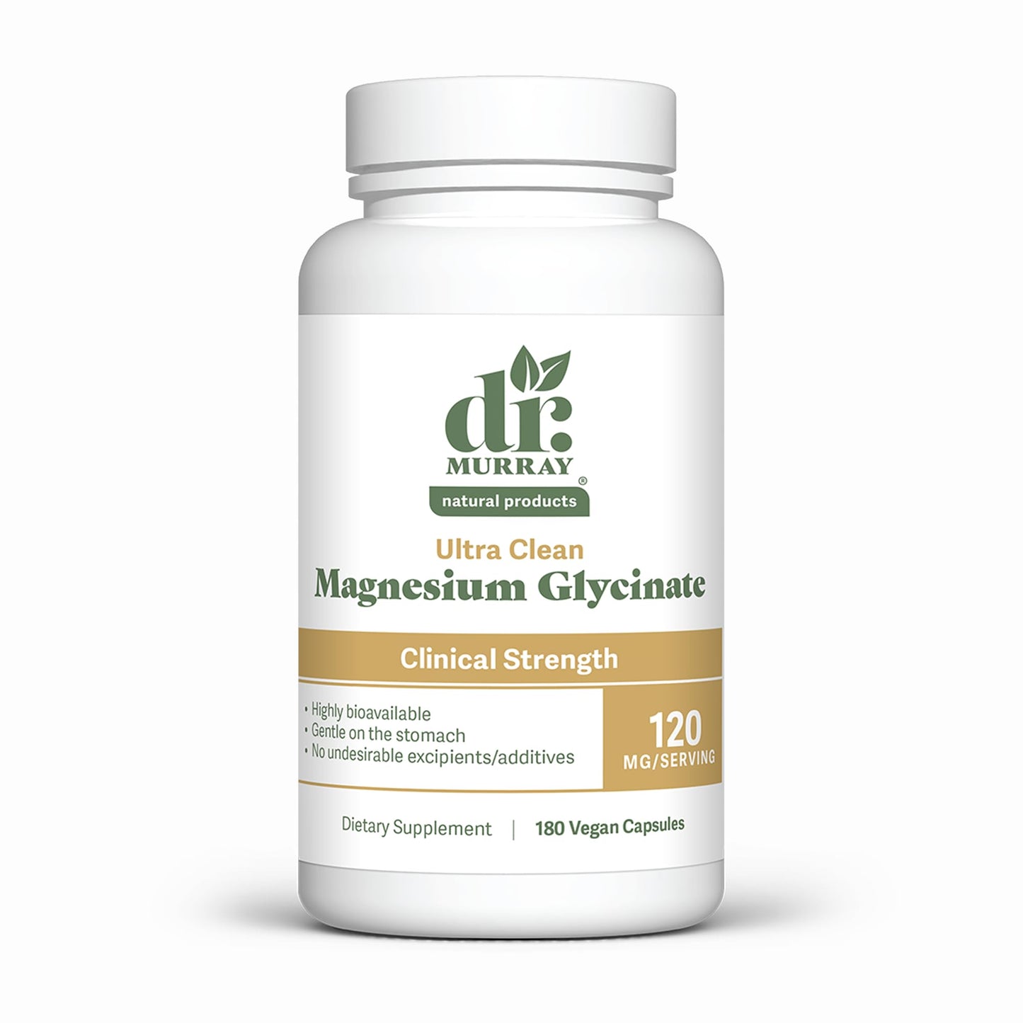 Dr. Murray Natural Products Magnesium Glycinate Capsules 180 Capsules
