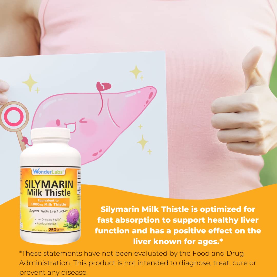 Wonder Laboratories Silymarin Milk Thistle 250 Capsules