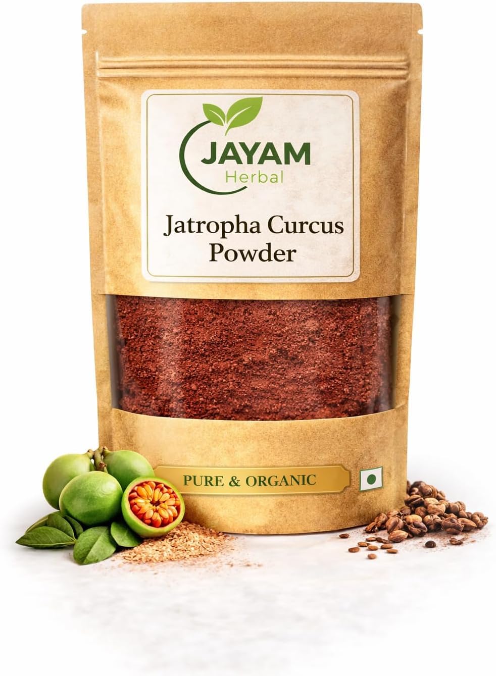 MADHURAM ENTERPRISE Jayam Herbal Jatropha Curcas Powder 3.52 Ounce