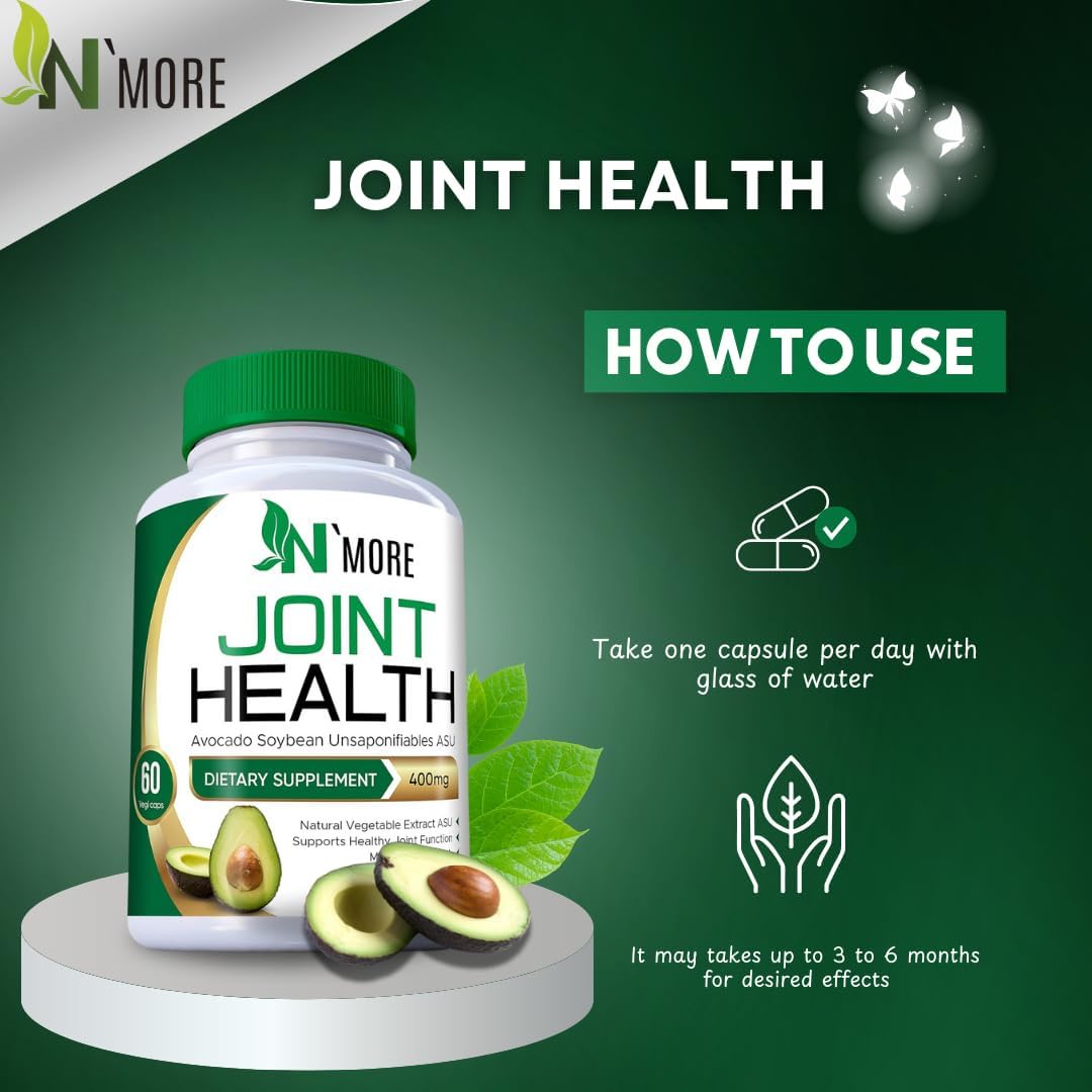N'More Avocado Soybean Unsaponifiables Capsule 400 mg, 60 Count