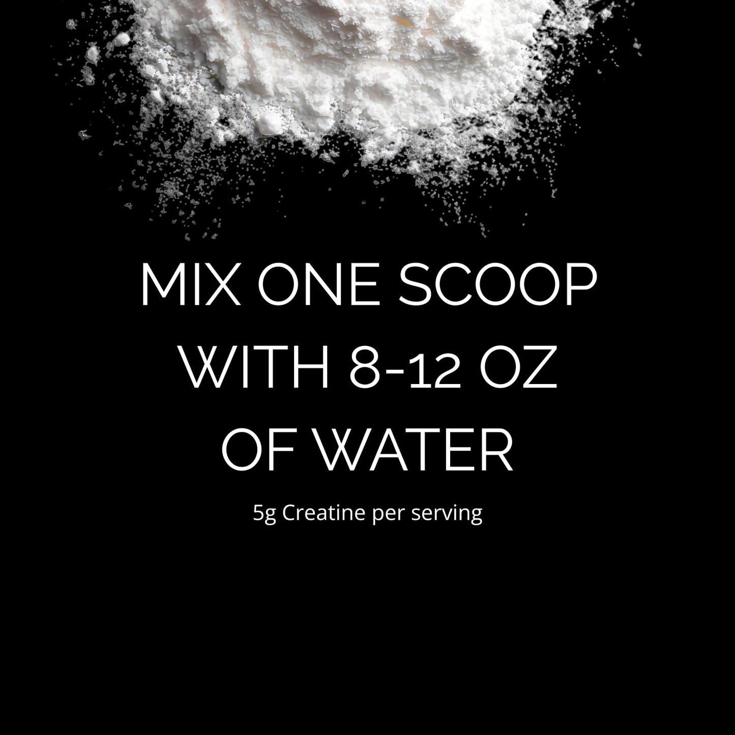 Whippy Brands Creatine Powder 5.3 oz, 30 Servings