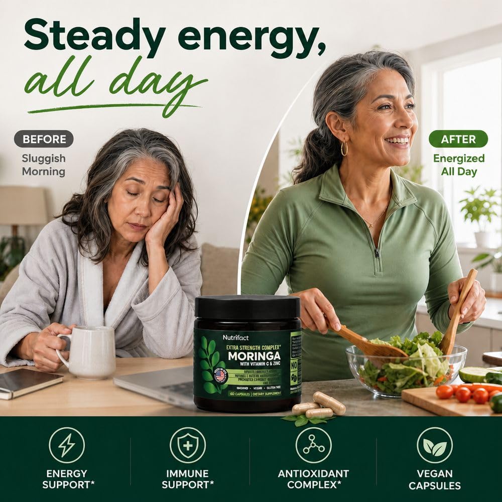 NutriFact Moringa Capsules 60 Count