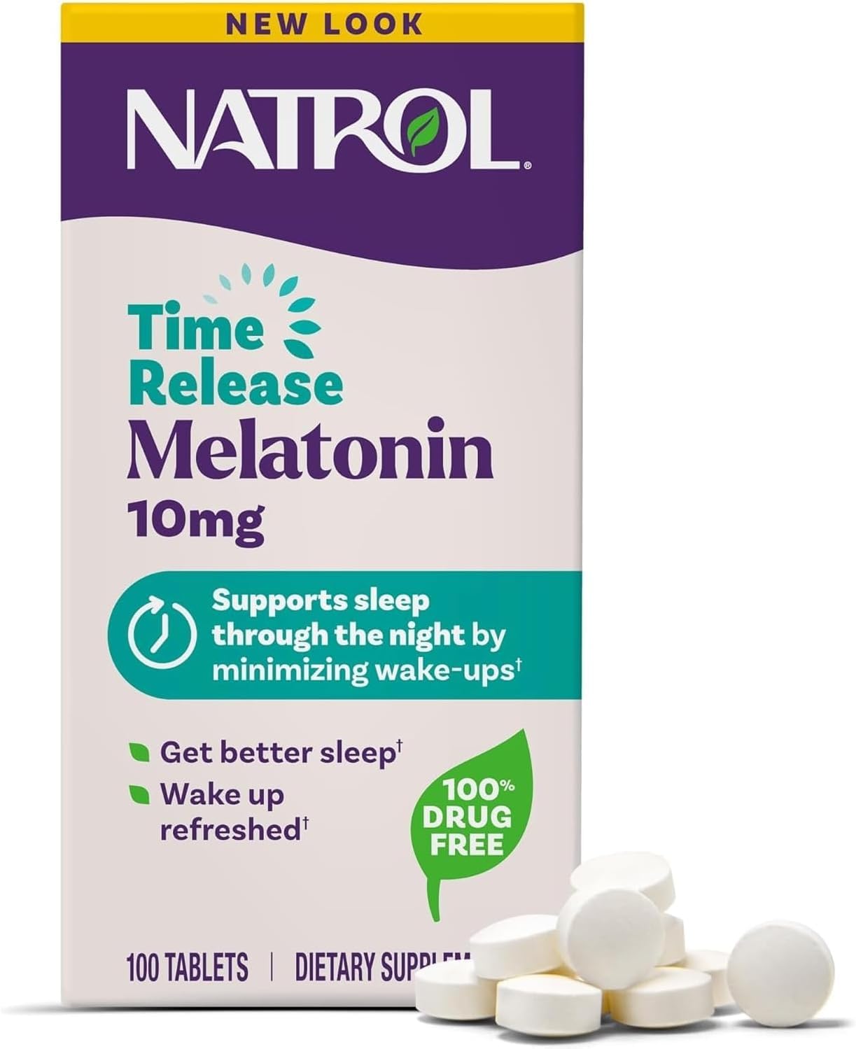 Natrol Melatonin 5 mg Time Release Tablets, 100 Count