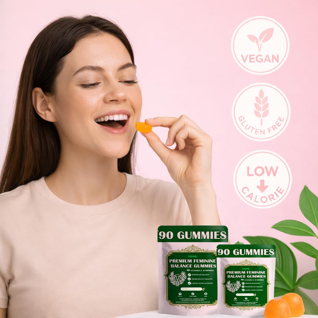 JianQ Premium Feminine Balance for Women - 90 Gummies