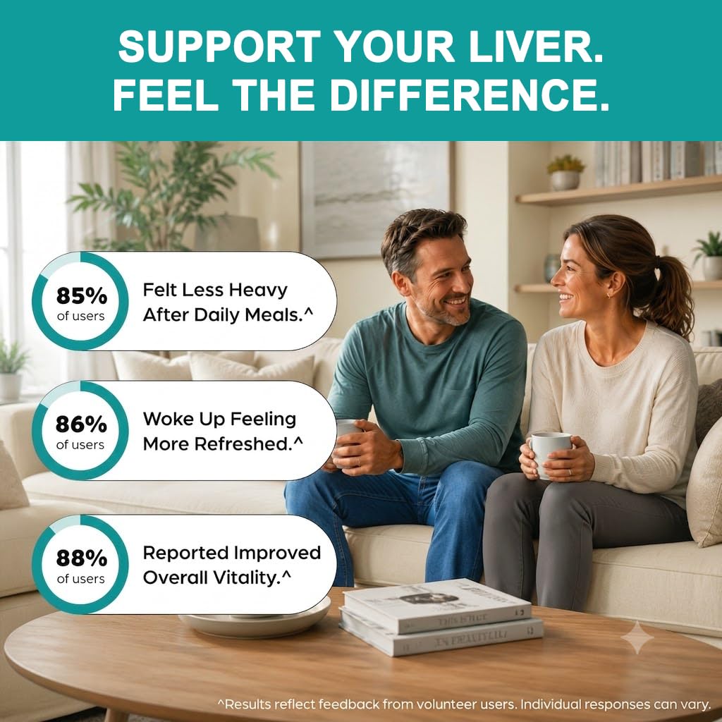 Kaumipor Liver Detox Cleanse & Repair Liver Support Supplement with Milk Thistle Gummy 180