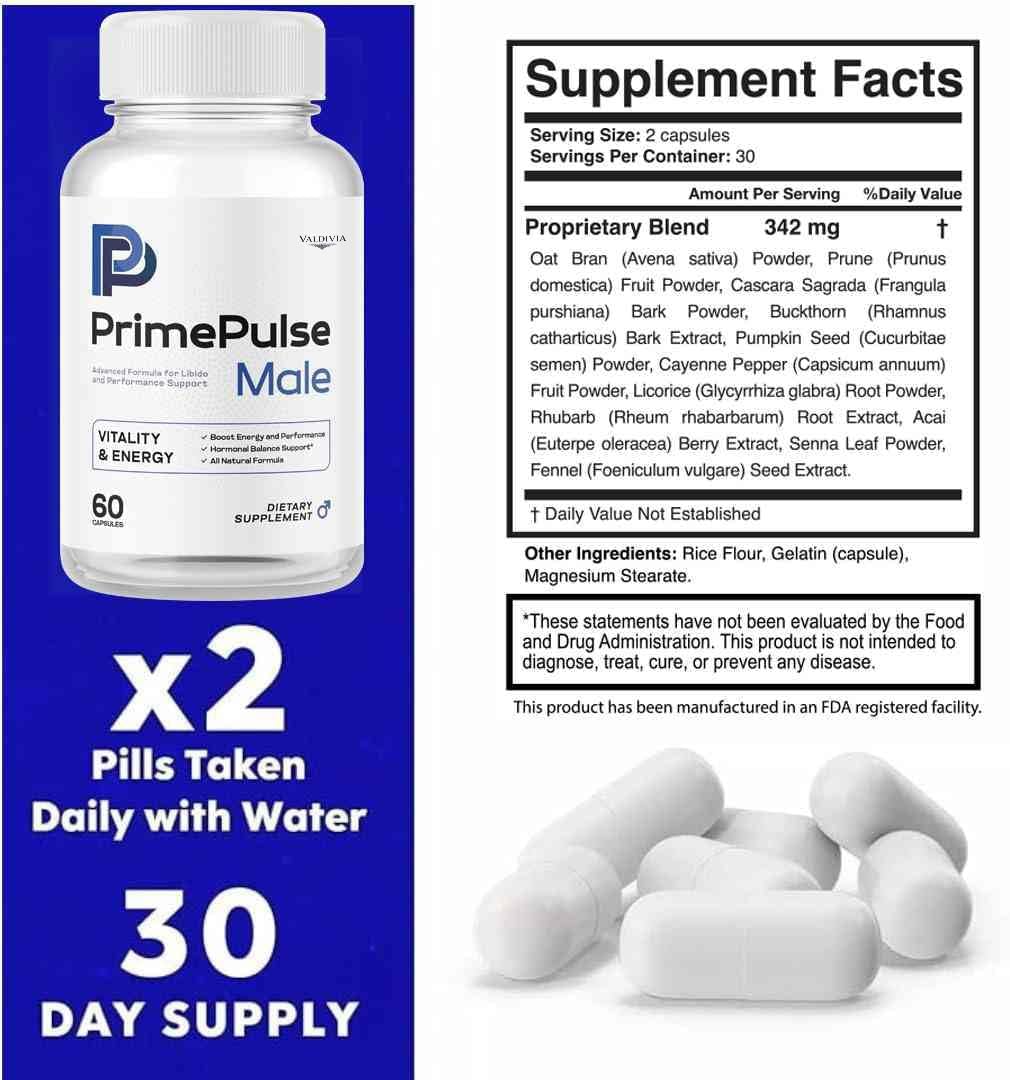 Valdivia Prime Pulse Male Capsules 300
