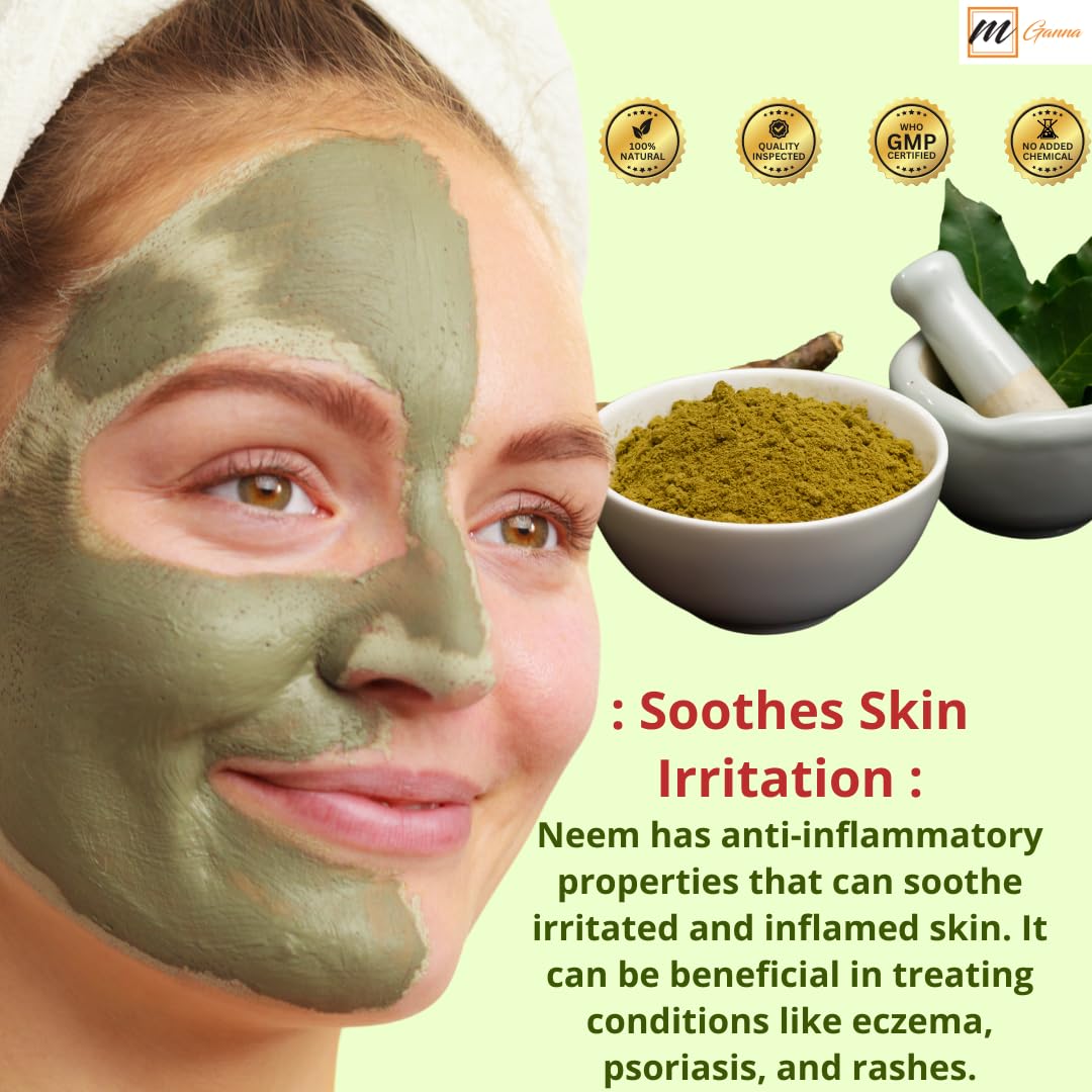 mGanna Neem Leaf Powder 8 Ounce