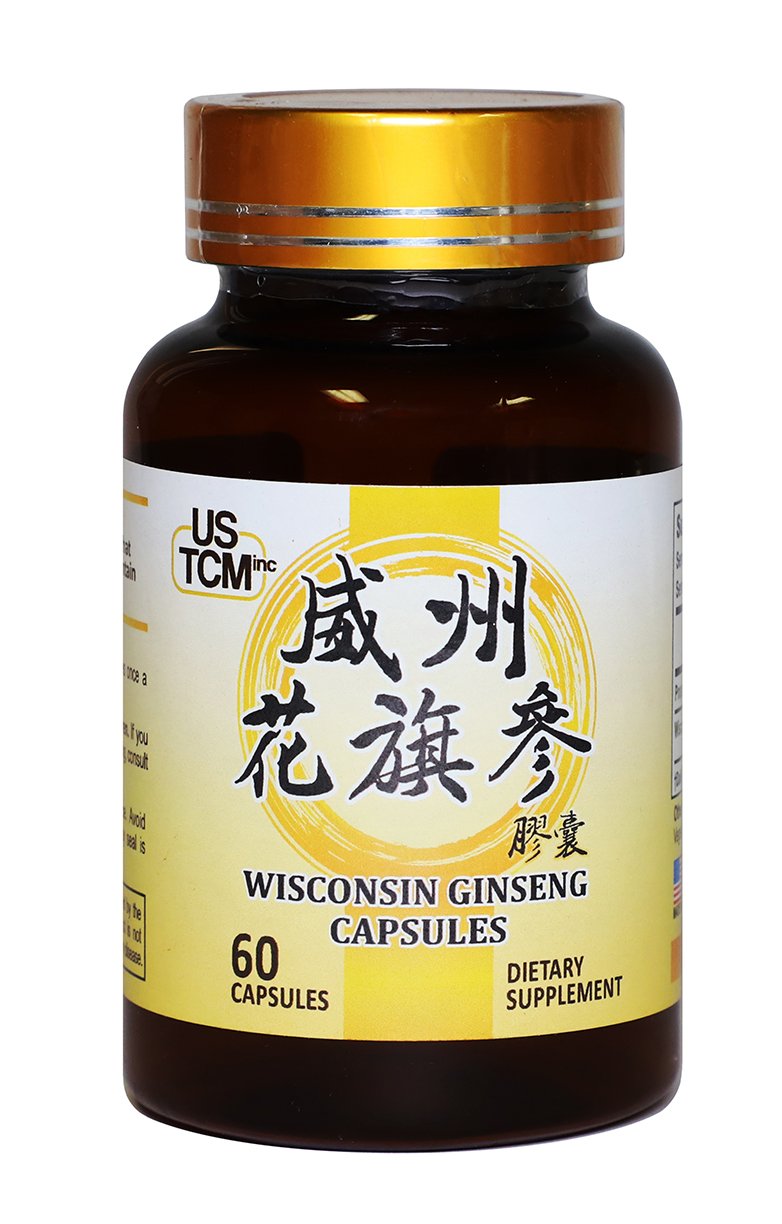 USTCM Wisconsin American Ginseng 60 Capsules