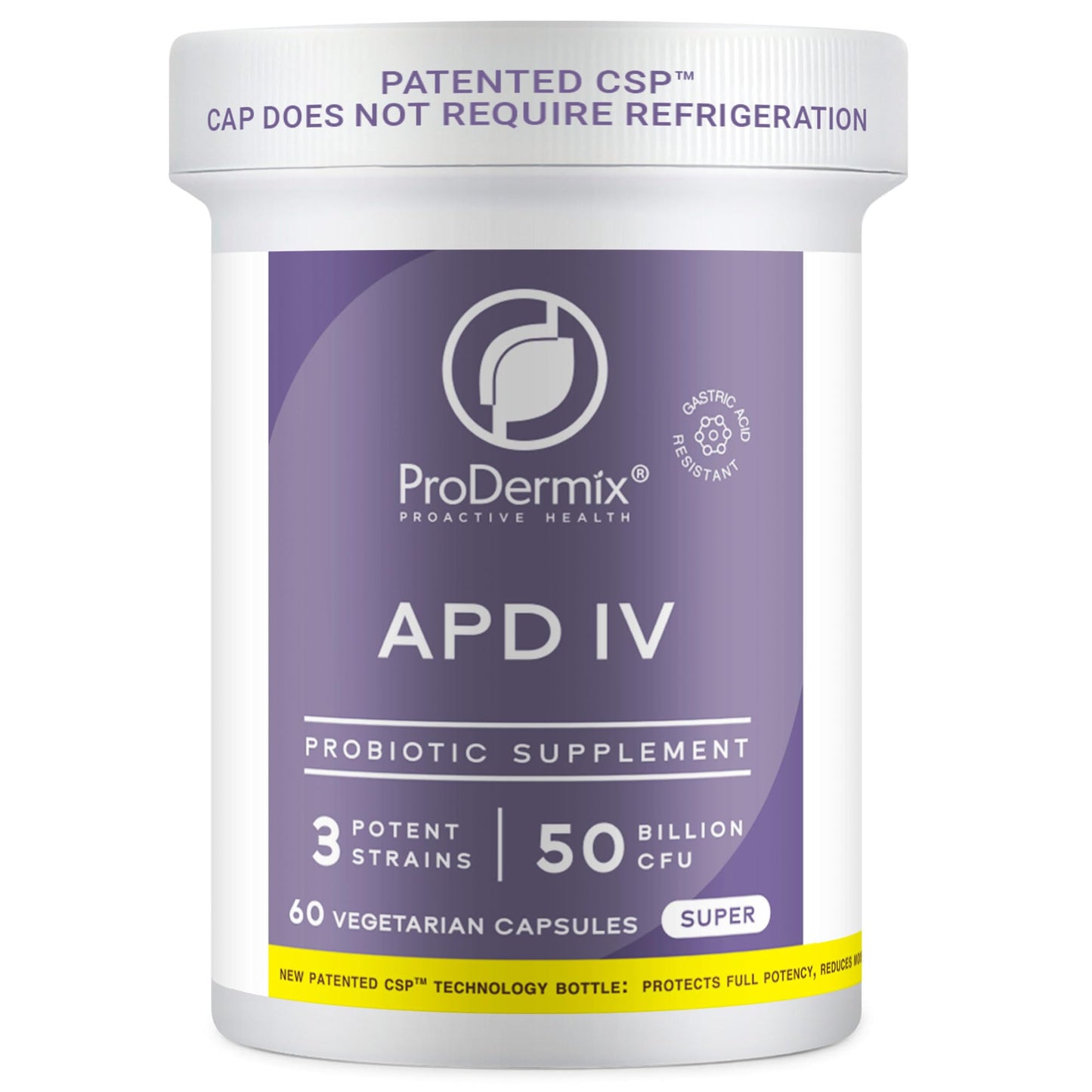 PRODERMIX APD IV Probiotic Supplement for Detoxification Capsule, 60 Count