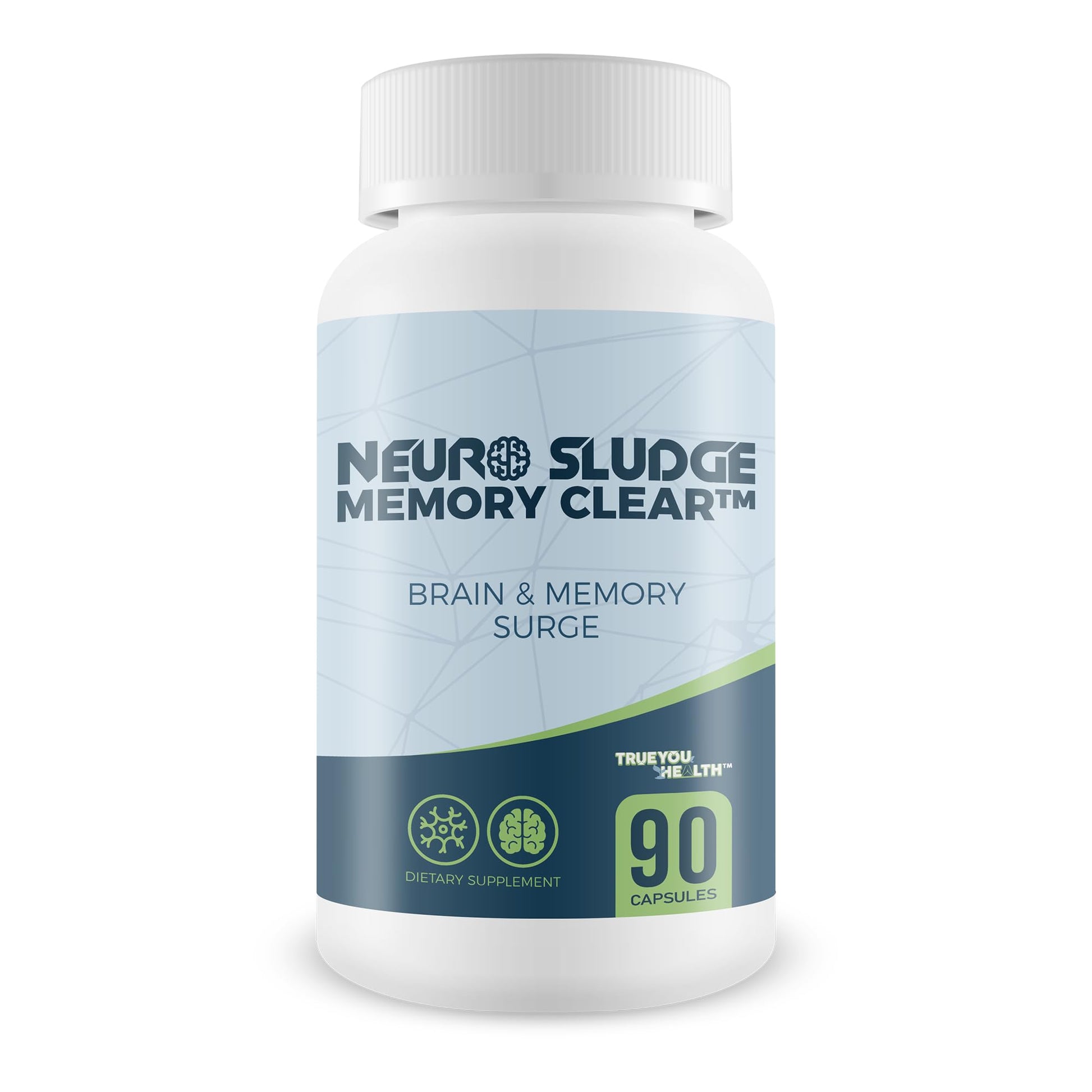 True You Health Neuro Sludge Memory Clear Capsules, 90 Count