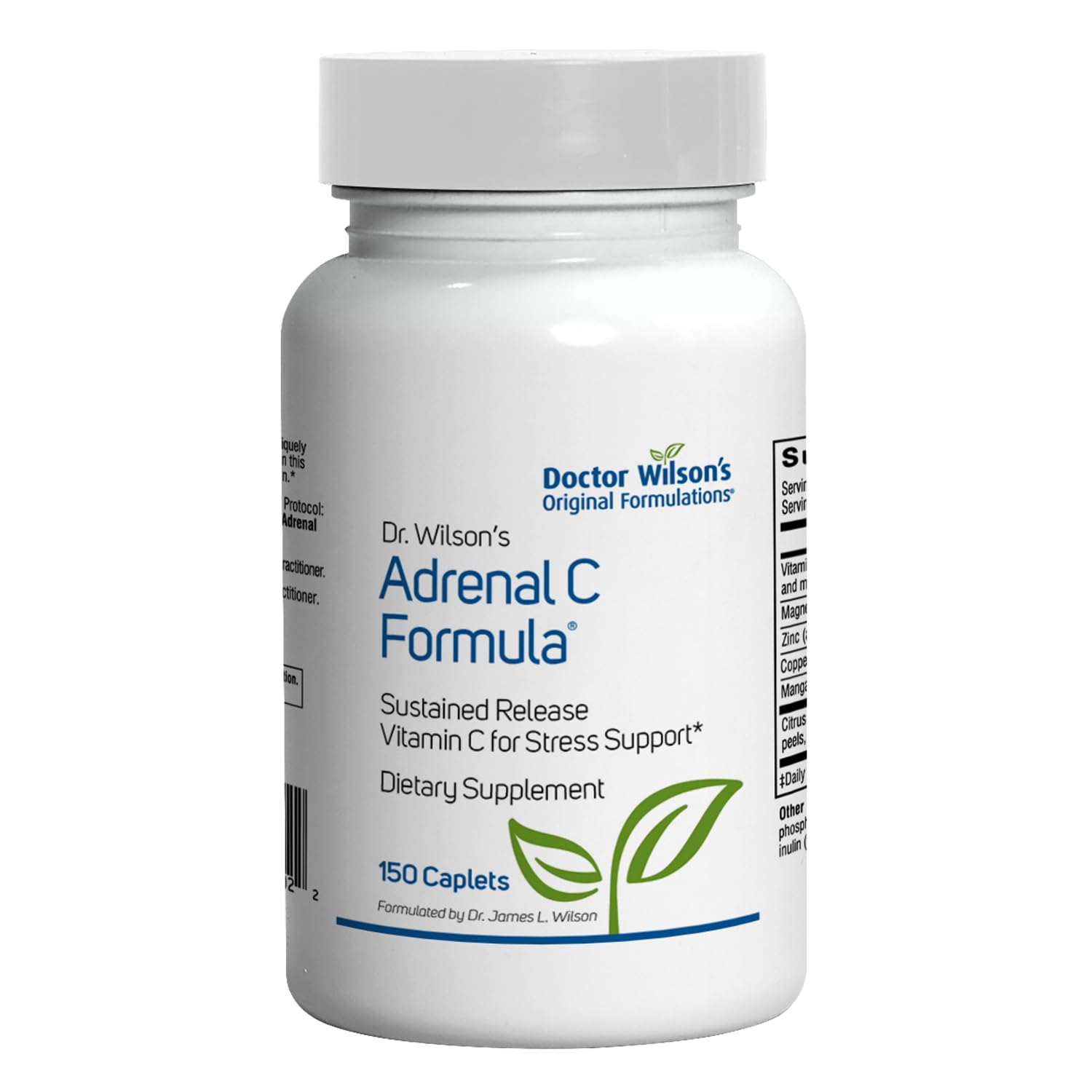 Doctor Wilson's Original Formulations Adrenal C Formula Time Release Optimal Absorption Caplets 150