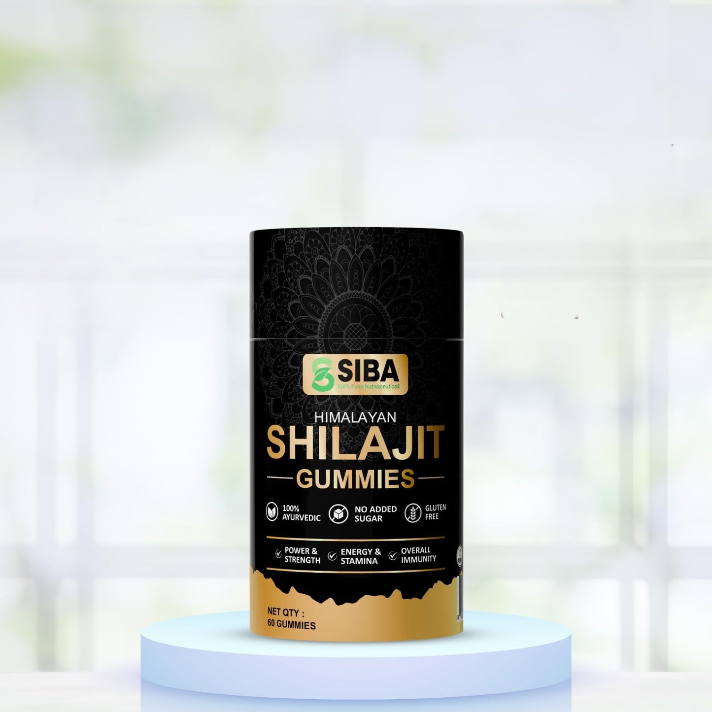 Siba Nutraceutical LLC SIBA Ultra Pure Himalayan Shilajit Gummies, 60 Count