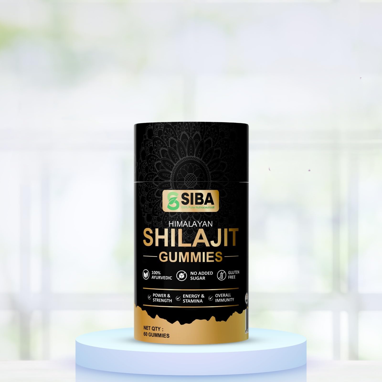 Siba Nutraceutical LLC SIBA Ultra Pure Himalayan Shilajit Gummies, 60 Count