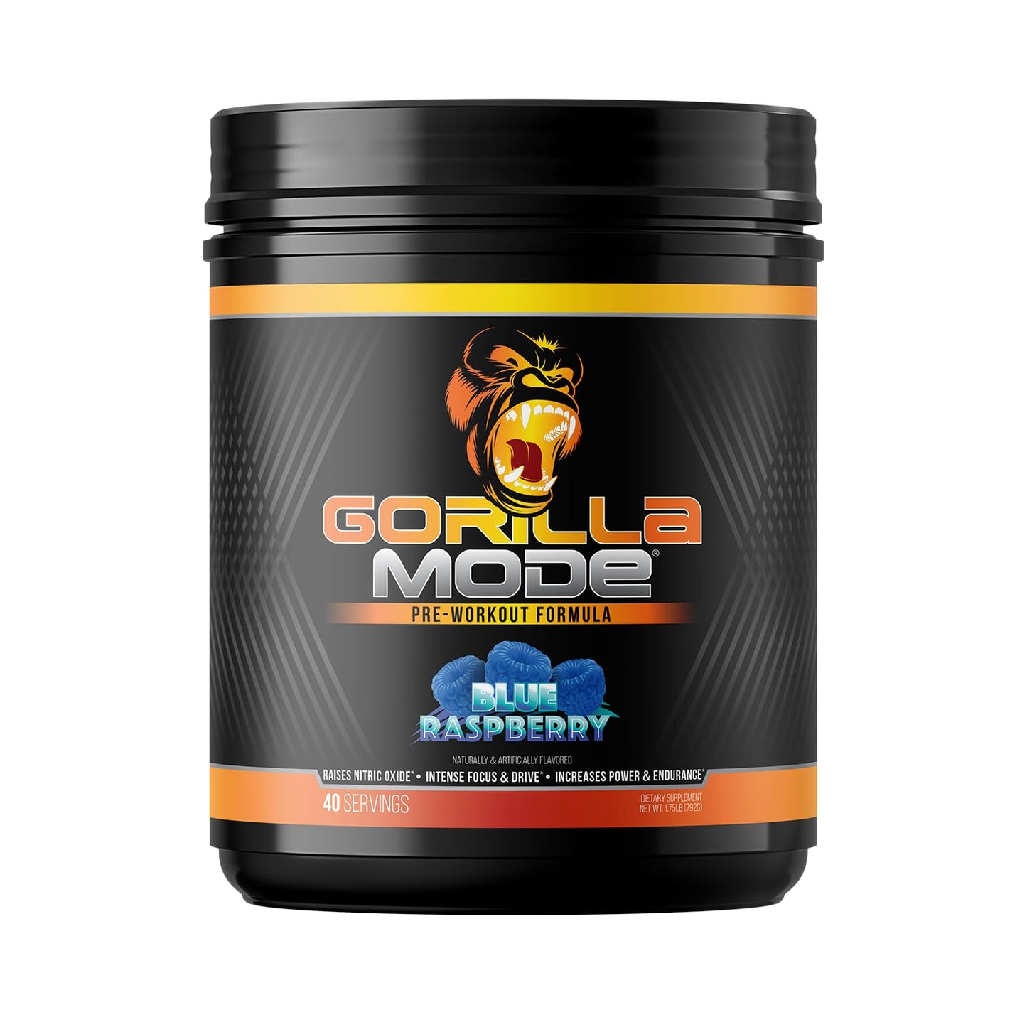 Gorilla Mind Gorilla Mode Pre Workout Powder 27.937 Servings