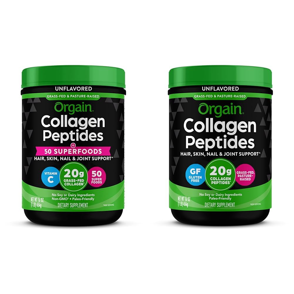 Orgain Hydrolyzed Collagen Powder, 100