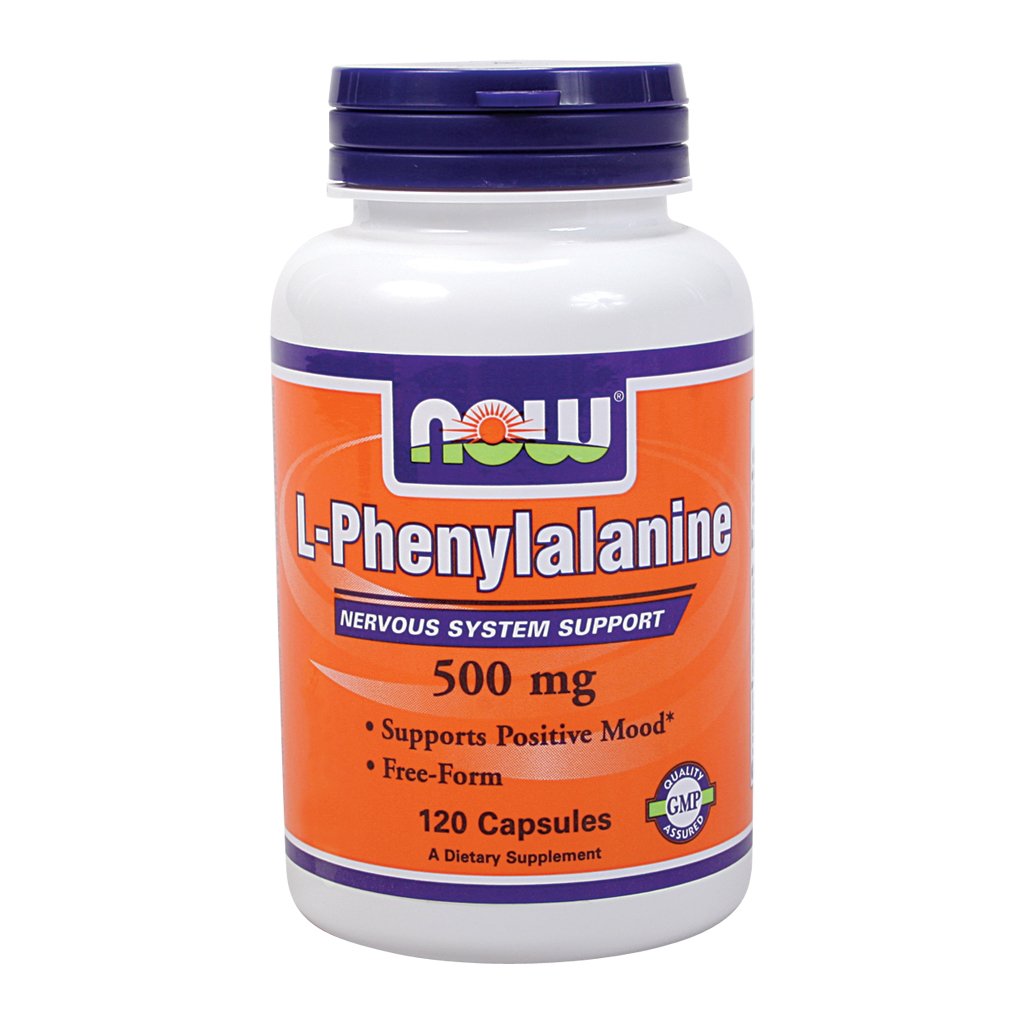 NOW Foods L-Phenylalanine 500 mg Capsules 960