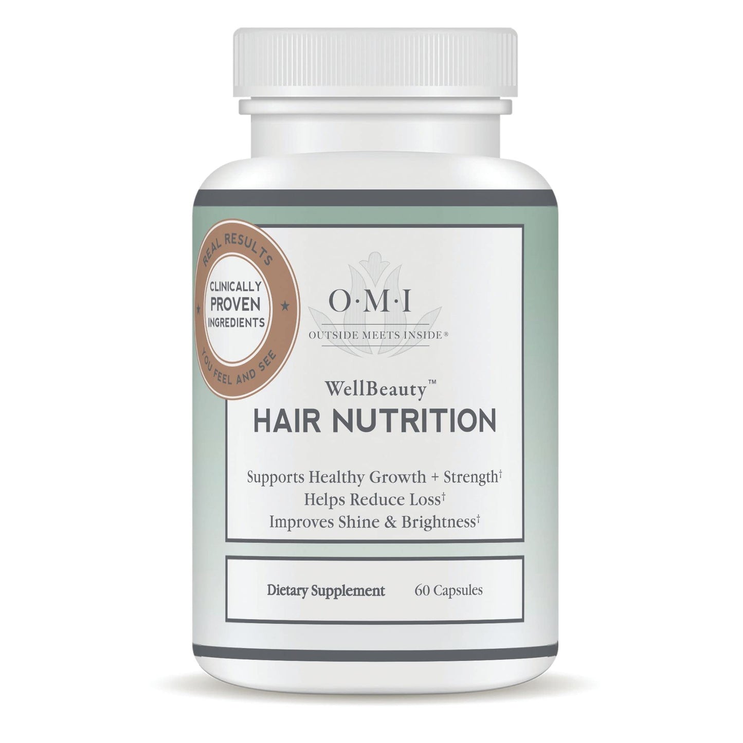 OMI WellBeauty Hair Nutrition Hair Growth Supplement for Women Capsule 60 Count