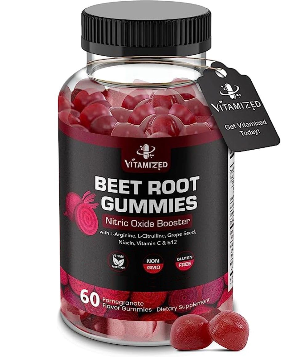 VITAMIZED Beet Root Gummies 60 Count