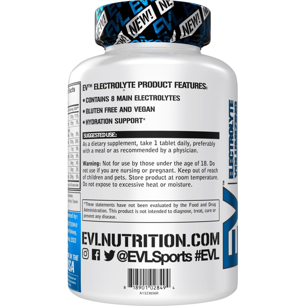 Evlution Electrolyte Tablets 60 Tablets