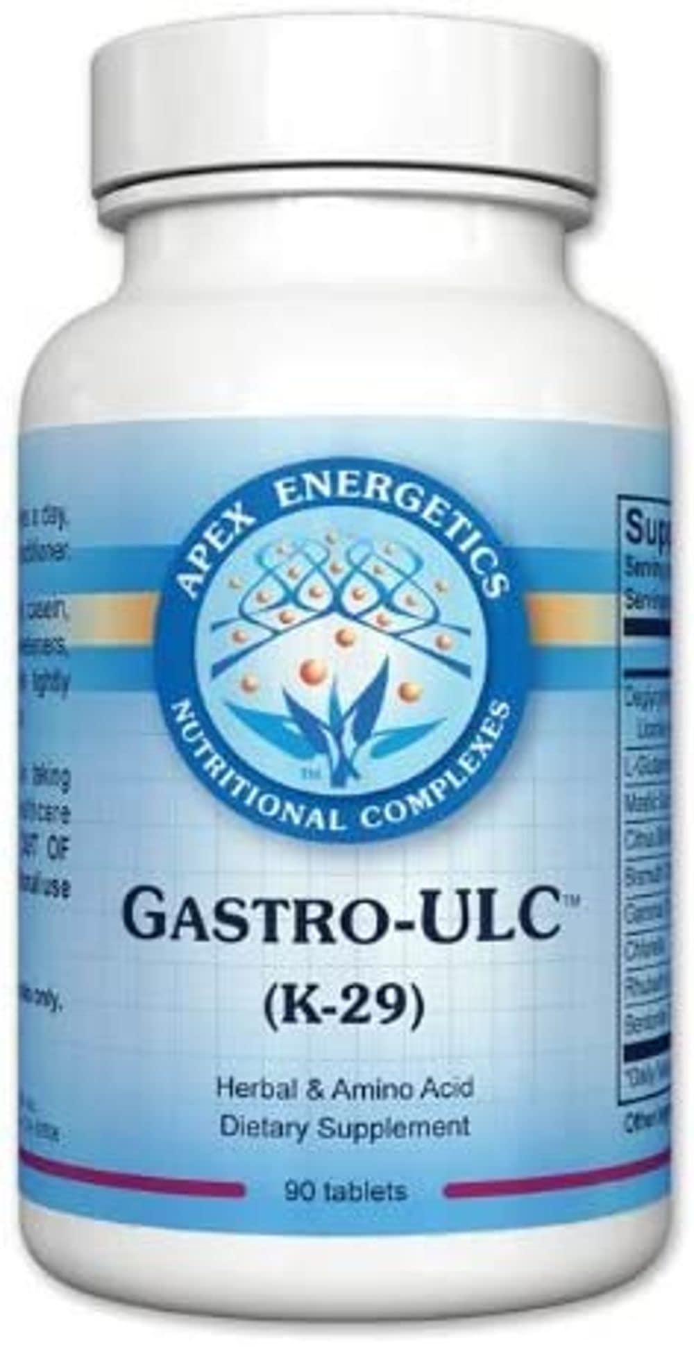 Generic Apex Energetics Gastro-ULC Tablets 90 Count