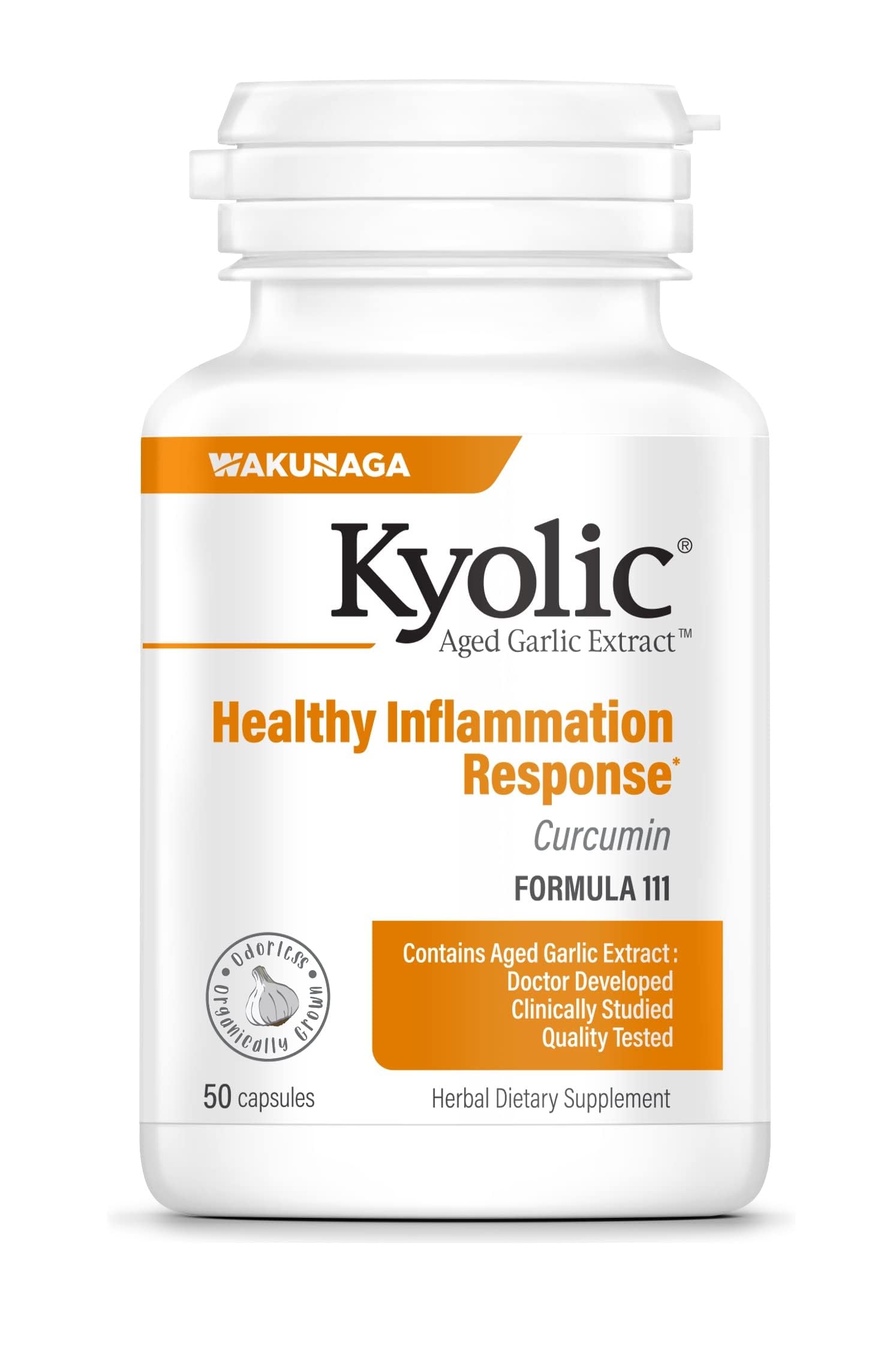 Kyolic Aged Garlic Extract Formula 111 Capsule, 50 Capsules