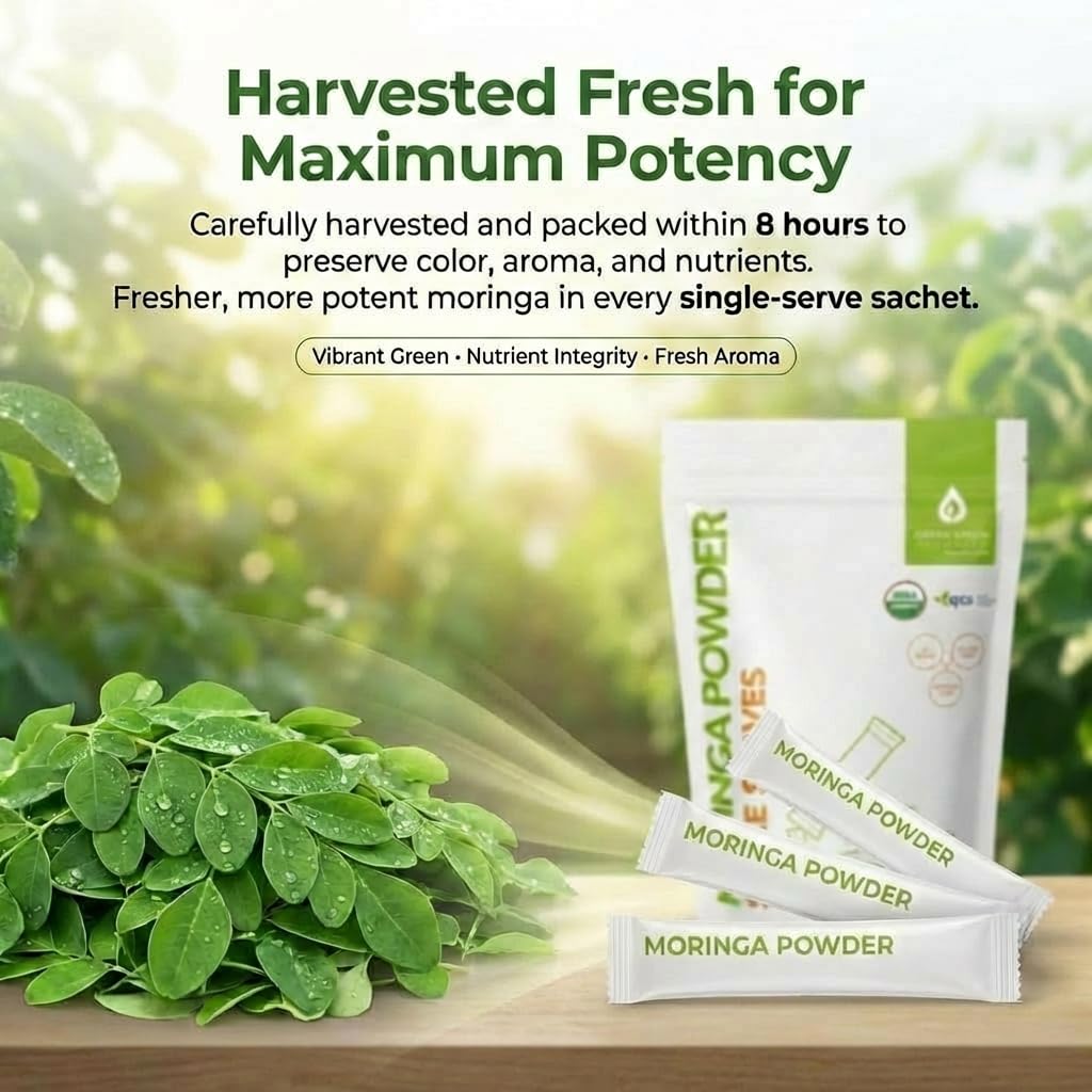 Green Virgin Products Moringa Powder 30 Pack