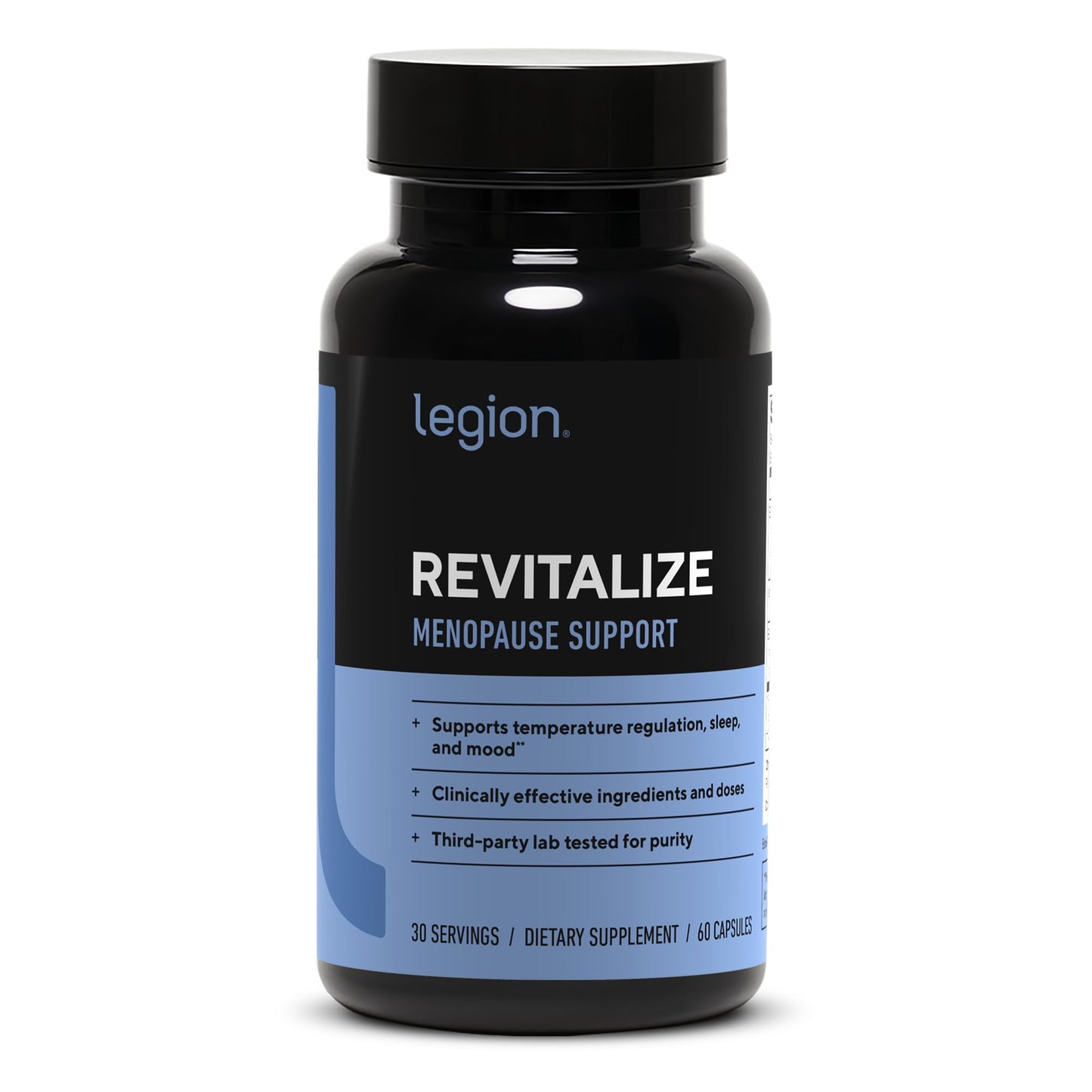 LEGION Revitalize Menopause Support Supplement Capsule, 60 Count
