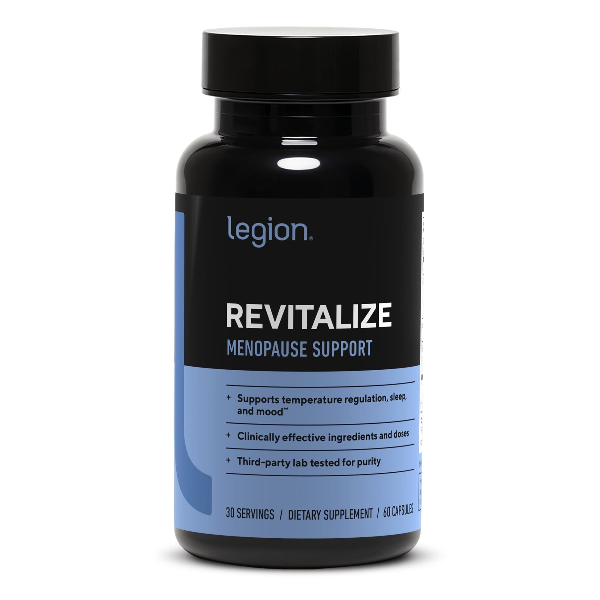 LEGION Revitalize Menopause Support Capsule, 60 Count