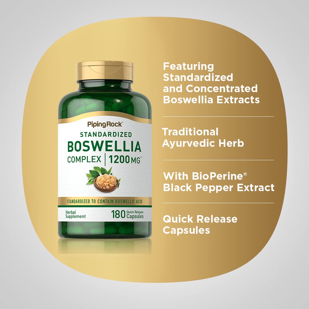 Piping Rock Boswellia Extract Capsules 180