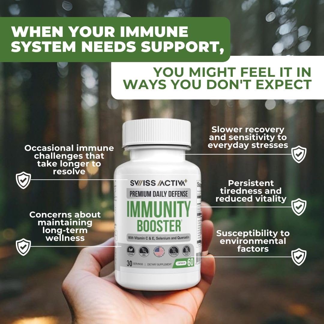 Swiss Activa+ Labs Immunity Booster Capsule 60 Count