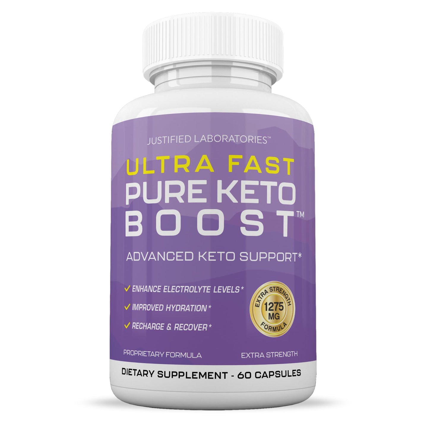 Justified Laboratories Ultra Fast Pure Keto Boost 60 Capsules