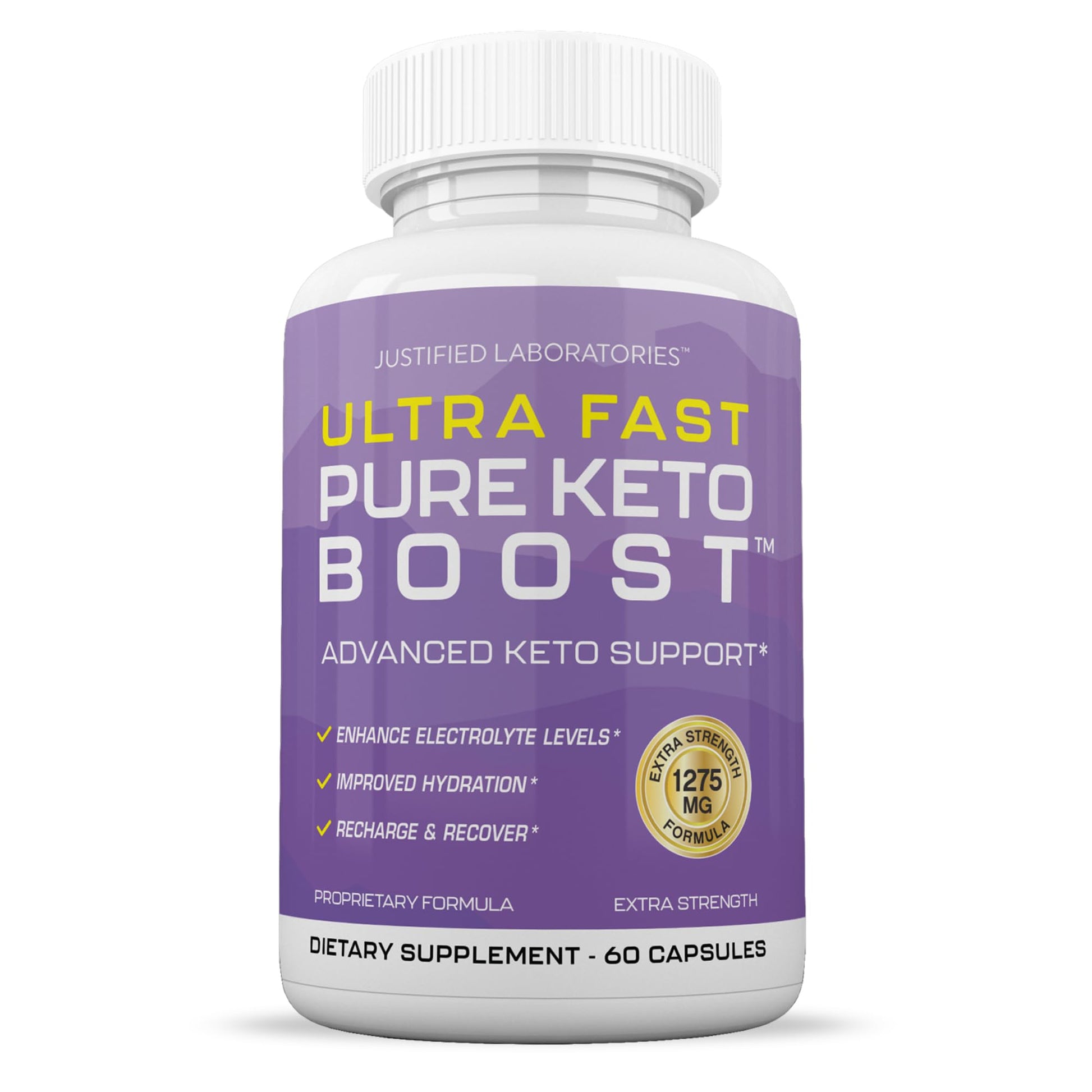 Justified Laboratories Ultra Fast Pure Keto Boost 60 Capsules