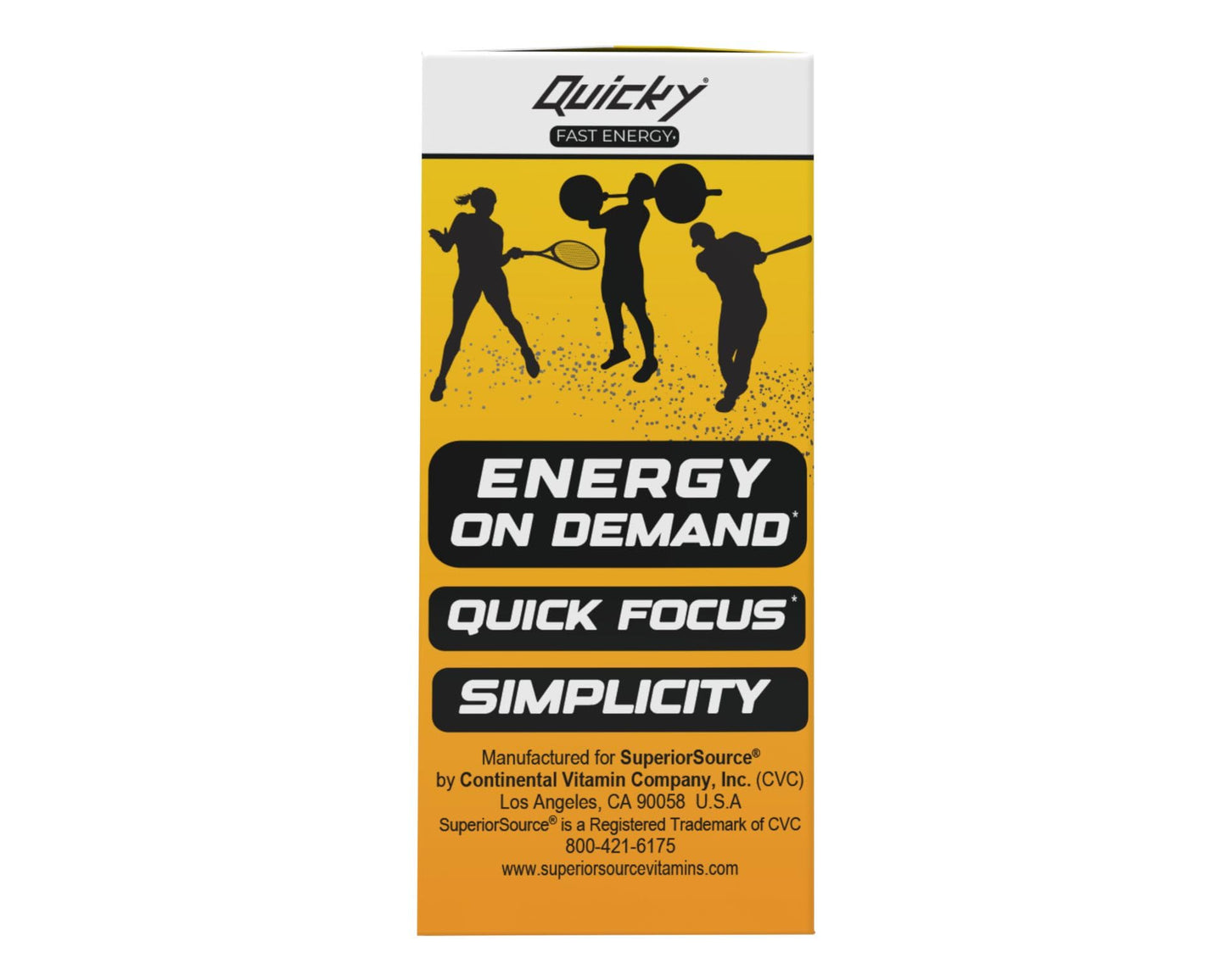 Superior Source Quicky Fast Energy Tablet, 60 Tablets